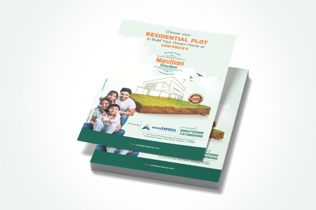 Real Estate Flyer Design-Thanjavur-Trichy-Chennai
